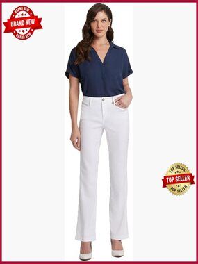 Petite Linen Trouser Jeans Mid Rise Ankle Skinny Fit Stretch